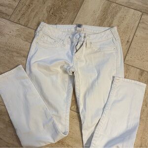 True Religion Off-White Denim Jeans